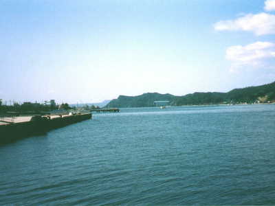 境港からの景色