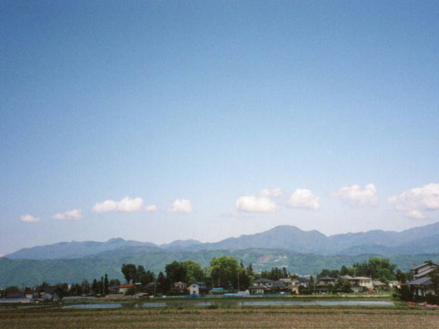 三郷村の風景